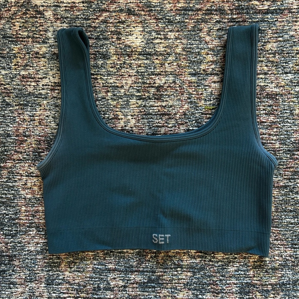 SET Active SCULPTFLEX BOX CUT BRA - NEPTUNE